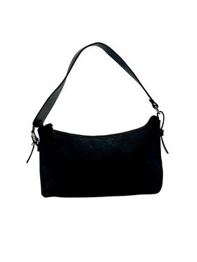 Unbranded Black Fabric Hobo Bag